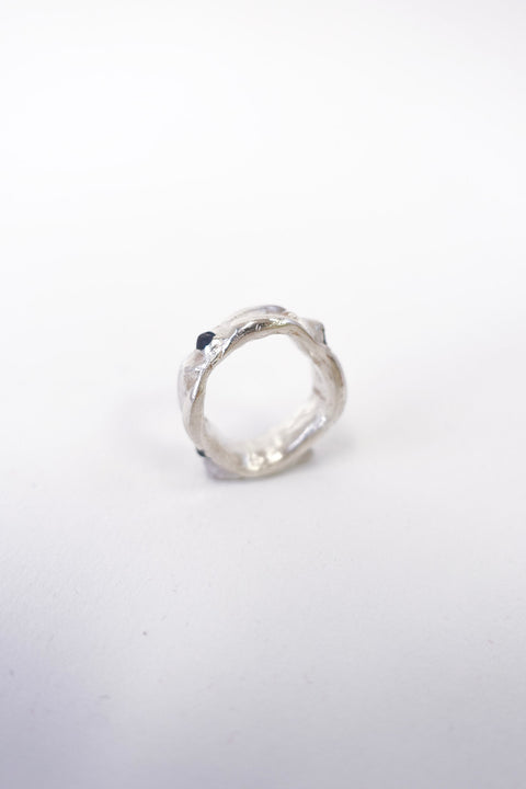 La bague Porcelaine bleu 2